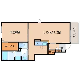 ポライトリーⅡ【1階】の間取り