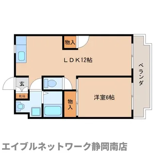 ディアコート【4階】の間取り