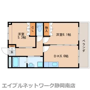 コンフォールⅡ【1階】の間取り