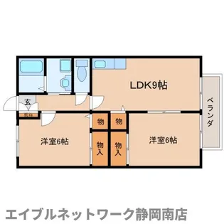 メゾン小土ヶ丘B棟【2階】の間取り