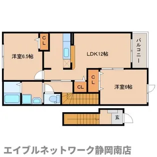 グラングリューⅠ【2階】の間取り