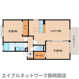 グランドール塩津 C棟【1階】の間取り