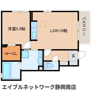 ム・ラージⅢ【1階】の間取り