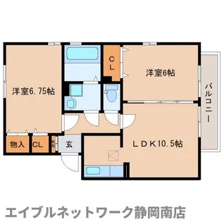 グランモアA【1階】の間取り