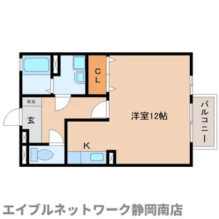 コートスバルD【2階】の間取り