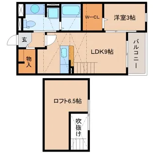 エム・スクエアーガーデンⅡ【2階】の間取り