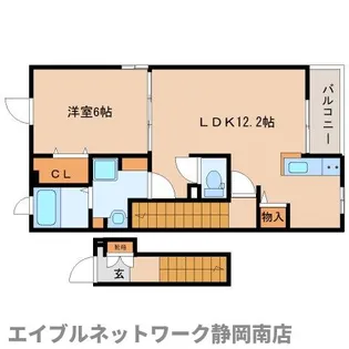 エスペランサ東小川【2階】の間取り