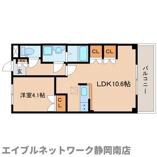 レコルテ【1階】の間取り