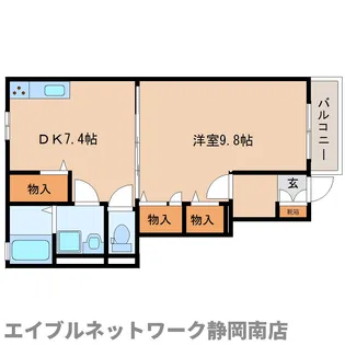 ラヴィベール【1階】の間取り