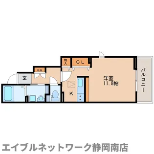 フジワンヴィラ【1階】の間取り