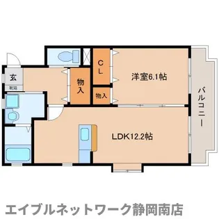 ヴィラパルテール【2階】の間取り