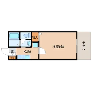 シャルマン A棟【102号室】の間取り