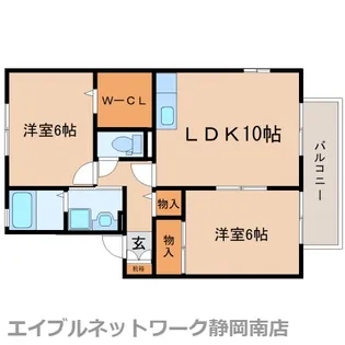 ティファニーM3 A棟【1階】の間取り