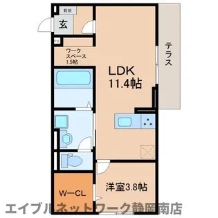 フェリシア【1階】の間取り