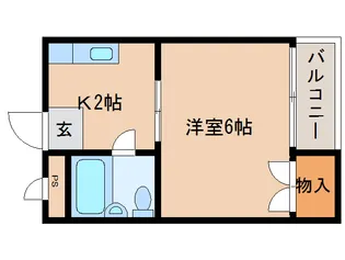 奈良県大和高田市三和町【マンション】の間取り