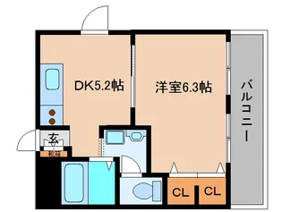奈良県大和高田市西三倉堂1丁目【マンション】の間取り
