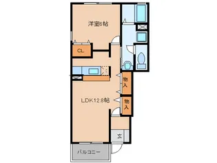 アクティフ・ジェルメⅡ【1階】の間取り