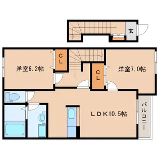 グリーンステージ【2階】の間取り