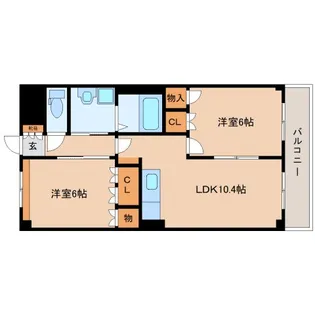 奈良県北葛城郡上牧町滝川台1丁目【マンション】の間取り