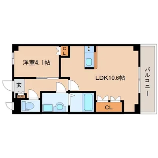 奈良県北葛城郡上牧町滝川台1丁目【マンション】の間取り