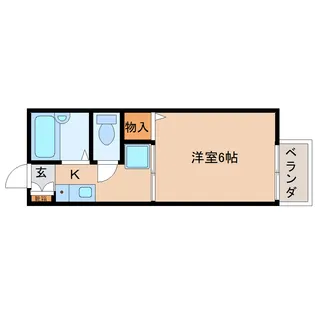 ハイツ吉田2号館【1階】の間取り