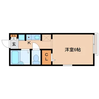 奈良県北葛城郡王寺町畠田8丁目【アパート】の間取り