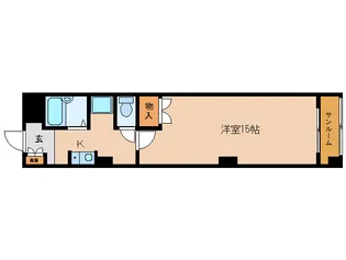 ヤマセンビル【2階】の間取り