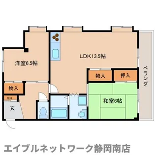 コンフォール大坪【301号室】の間取り