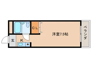 奈良県奈良市西大寺北町2丁目【マンション】の間取り