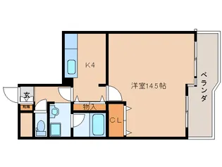 奈良県奈良市秋篠町【マンション】の間取り