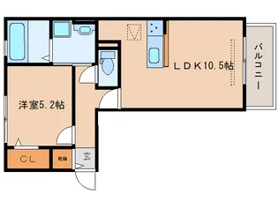 グランエスト【101号室】の間取り