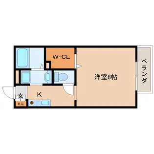 奈良県奈良市尼辻北町【アパート】の間取り