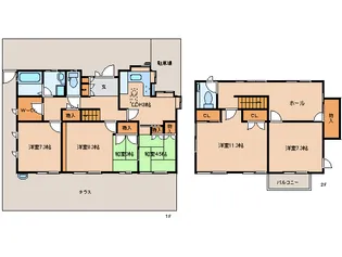 奈良県奈良市六条緑町2丁目【一戸建】の間取り