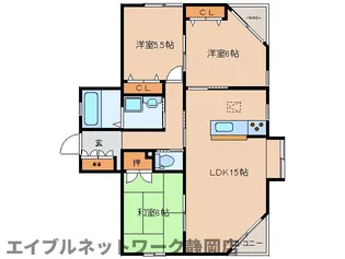静岡県静岡市葵区安東1丁目【アパート】の間取り