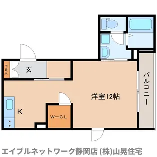 静岡県静岡市葵区安東3丁目【アパート】の間取り