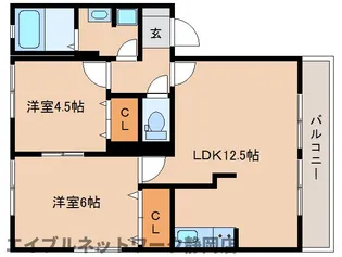 静岡県静岡市葵区大岩3丁目【アパート】の間取り