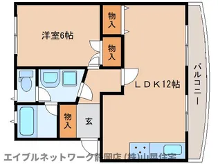 静岡県静岡市葵区籠上【マンション】の間取り
