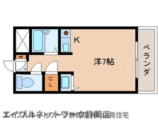 静岡県静岡市葵区鷹匠3丁目【マンション】の間取り