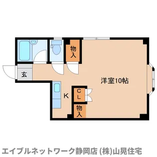 静岡県静岡市葵区鷹匠3丁目【マンション】の間取り