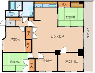 静岡県静岡市葵区伝馬町【マンション】の間取り