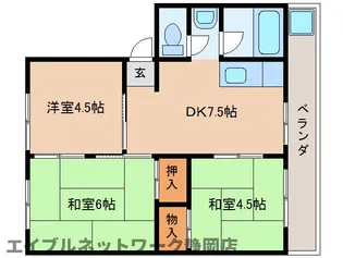 静岡県静岡市葵区羽鳥2丁目【マンション】の間取り