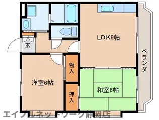 静岡県静岡市葵区羽鳥3丁目【マンション】の間取り