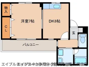 静岡県静岡市葵区東千代田1丁目【マンション】の間取り