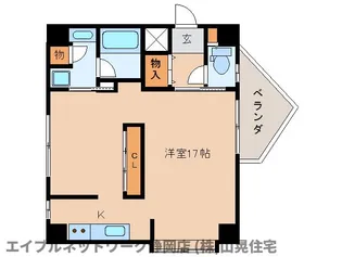 静岡県静岡市葵区日出町【マンション】の間取り