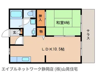 静岡県静岡市葵区古庄5丁目【アパート】の間取り