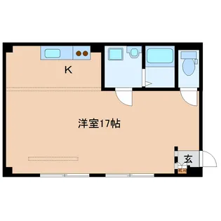 静岡県静岡市葵区本通1丁目【マンション】の間取り