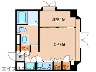 静岡県静岡市葵区本通7丁目【マンション】の間取り
