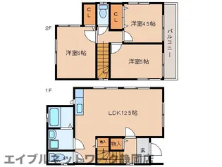 静岡県静岡市葵区南沼上1丁目【一戸建】の間取り