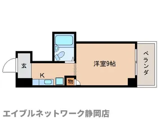 静岡県静岡市葵区吉野町【マンション】の間取り