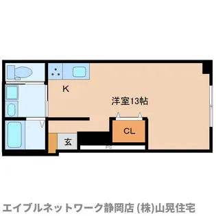 静岡県静岡市駿河区寺田【マンション】の間取り